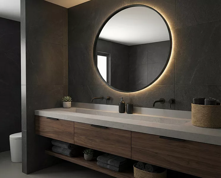 Столешница из кварцевого агломерата Concrete Tan (Super Honed) Quantra Quartz
