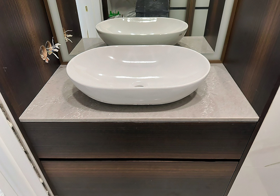 Столешница для ванной из кварца  Rogier Quantra Quartz